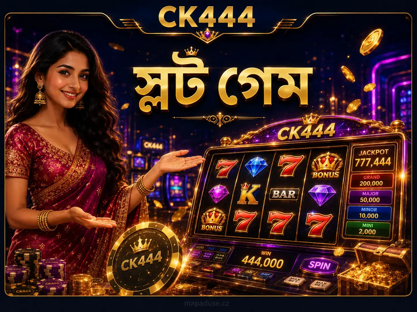 CK444 Slot Games Bangladesh — mapaduse.cz CK444 Slot Games category with jackpot reels and bonus symbols — mapaduse.cz